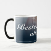 Beste Mutter aller Zeiten mit großer rosa Roos Magische Mok (Links)