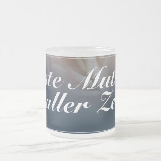 Beste Mutter aller Zeiten mit großer rosa Roos Matglas Koffiemok (Center)