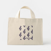 Beste Muziekleraar Canvas tas (Achterkant)