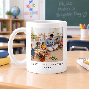 Beste muziekleraar ooit Volledige gefotografeerde Koffiemok