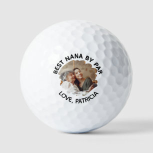 Beste Nana by Par met aangepaste foto en tekst Golfballen