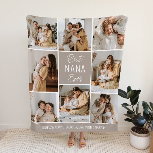 Beste NANA Ever Custom Fleece Blanket Deken