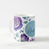 Beste Nana ooit Bloemen Koffiemok (Voorkant links)