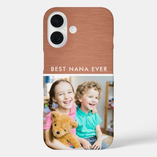 Beste Nana Ooit Oma Kleinkinderen Foto Koper Case-Mate iPhone Case (Achterkant)