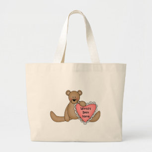 Beste Nana-totebag ter wereld Grote Tote Bag