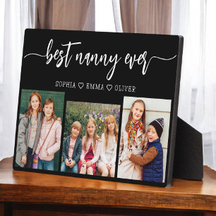 Beste nanny ooit - Kleinkinderen Fotocollage Fotoplaat