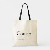 Beste neef-definitie van de wereld tote bag (Achterkant)