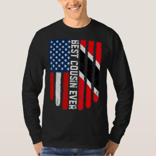 beste neef ooit Amerikaans Trinidad en Tobago T-shirt