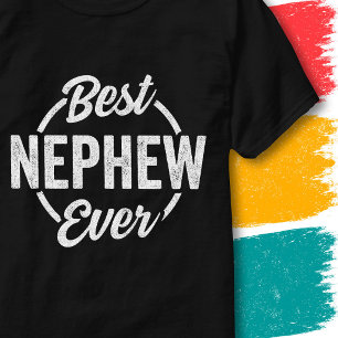 Beste Neef Ooit Citaat Retro Vintage Grappige Neef T-shirt