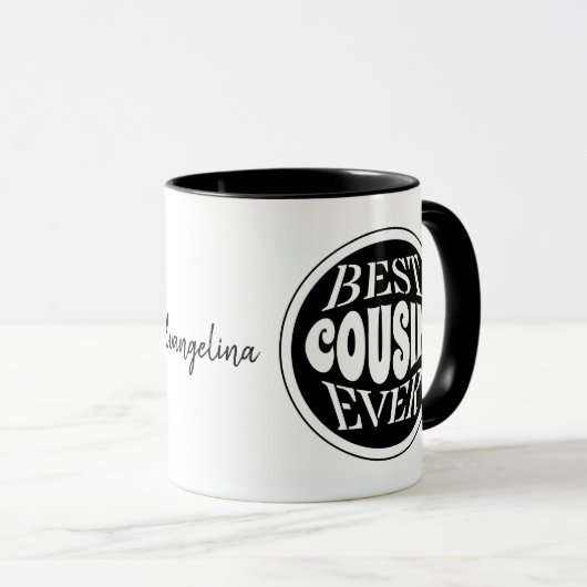 Beste neef ooit gepersonaliseerd mok (Voorkant rechts)