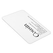 Beste Neef/Oom Ter Wereld Definitie Magneet (Rechterzijde)