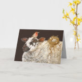 Beste nestkaart kaart (Gele Bloem)