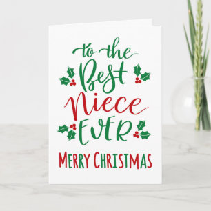 Beste nicht ooit kersttypografie kaart