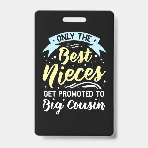 Beste nichten worden gepromoveerd tot grote nicht badge