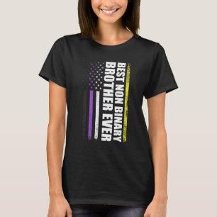 Beste niet-binaire broer ooit LGBT Gay Pride T-shirt
