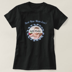 Beste Nieuwe Moeder Familie Foto babyjongen T-shirt