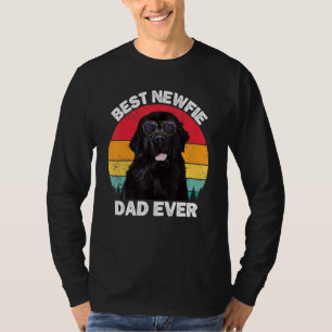Beste nieuwe vader ooit voor mannen Newfoundlander T-shirt