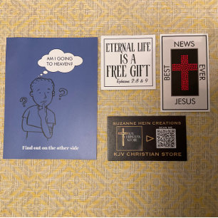 Beste nieuws ooit John 3:16 Gospel Tract Visitekaartje