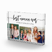 Beste Nonna Ooit - Kleinkinderen Fotocollage Fotoblokken (Rechts)