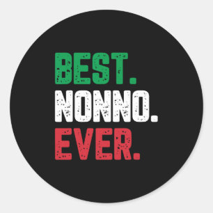 beste nonno ooit familie grappig cool ronde sticker
