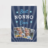 Beste Nonno Ooit | Vaderdag Foto Kaart (Voorkant)