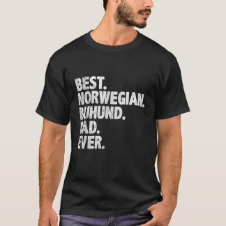 Beste Noorse Buhund vader ooit grappige hond eigen T-shirt