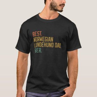 Beste Noorse Lundehund vader ooit Hondenras vader T-shirt
