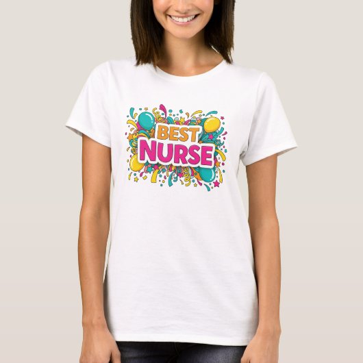 Beste Nurse Vrouwen T-shirt (Voorkant)