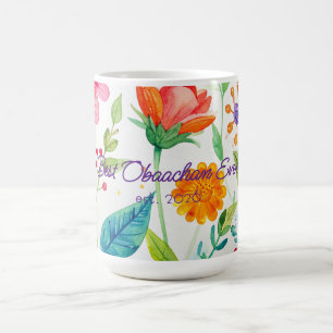 Beste Obaachan Moederdag Helder Bloemstuk  Koffiemok