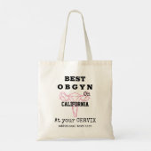 Beste OBGYN op stad / stad gynaecoloog verloskundi Tote Bag (Achterkant)