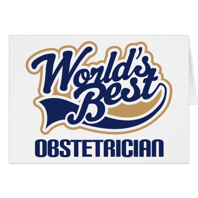 Beste Obstetriciër (Voorkant Horizontaal)