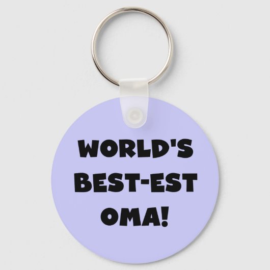 Beste Oma Black- of White-cadeautjes ter wereld Sleutelhanger (Voorkant)