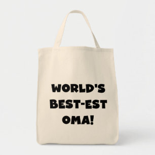 Beste Oma Black- of White-cadeautjes ter wereld Tote Bag