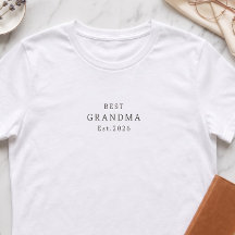 Beste oma Est aangepaste datum minimalistisch eleg