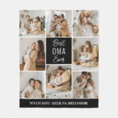 Beste OMA Ever Custom Fleece Blanket (Voorkant)