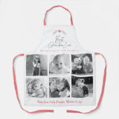 Beste oma Ever Kitchen Chef 6 Foto Collage Schort (Voorkant)