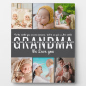 Beste oma - Grootouders Dag 6 foto Fotoplaat (Voorkant)
