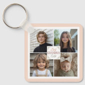 Beste oma ooit 4 fotocollage sleutelhanger (Voorkant)