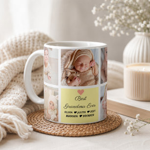 Beste oma ooit 8-foto collage koffiemok