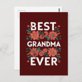 Beste oma ooit briefkaart (Voorkant / Achterkant)