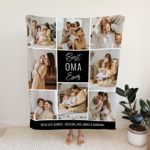 Beste OMA Ooit Eigen fleece deken