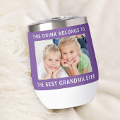 Beste oma ooit foto Paarse