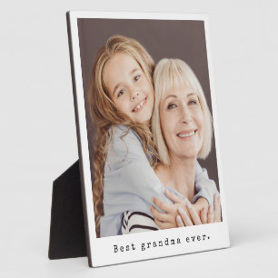 Beste Oma Ooit Grootmoeder Volledige Foto Ezel Fotoplaat