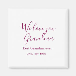 Beste Oma Ooit Grootouders Foto Cadeaus Classic Magneet