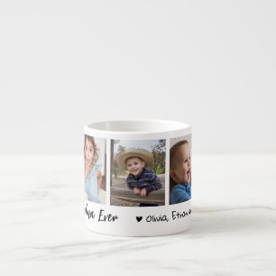 Beste oma ooit kleinkinderen 5 foto collage espresso kop