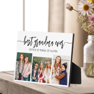 Beste oma ooit - Kleinkinderen Fotocollage Fotoplaat