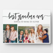 Beste oma ooit - Kleinkinderen Fotocollage Fotoplaat (voorkant)