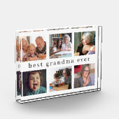 Beste oma ooit | Modern collage fotoblok (Links)