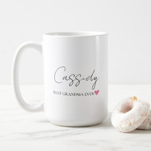 Beste oma ooit Monogram aangepaste koffie-Mok Koffiemok
