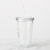 Beste oma ooit Monogram | Acryl drinkbeker (Links)